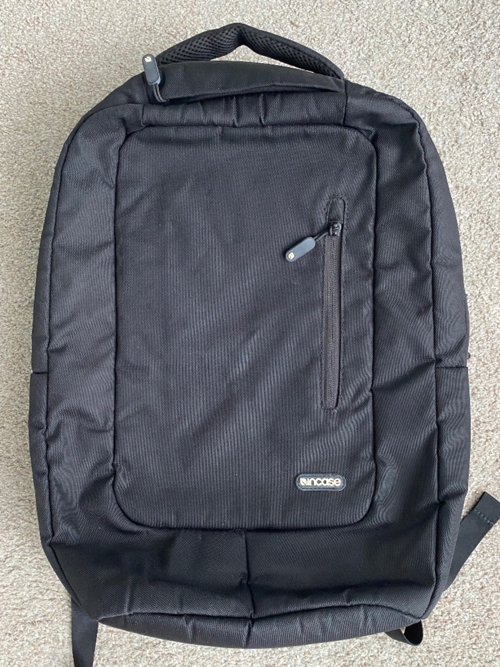 Incase Nylon Backpack in Black - Slim Laptop Book Bag College University